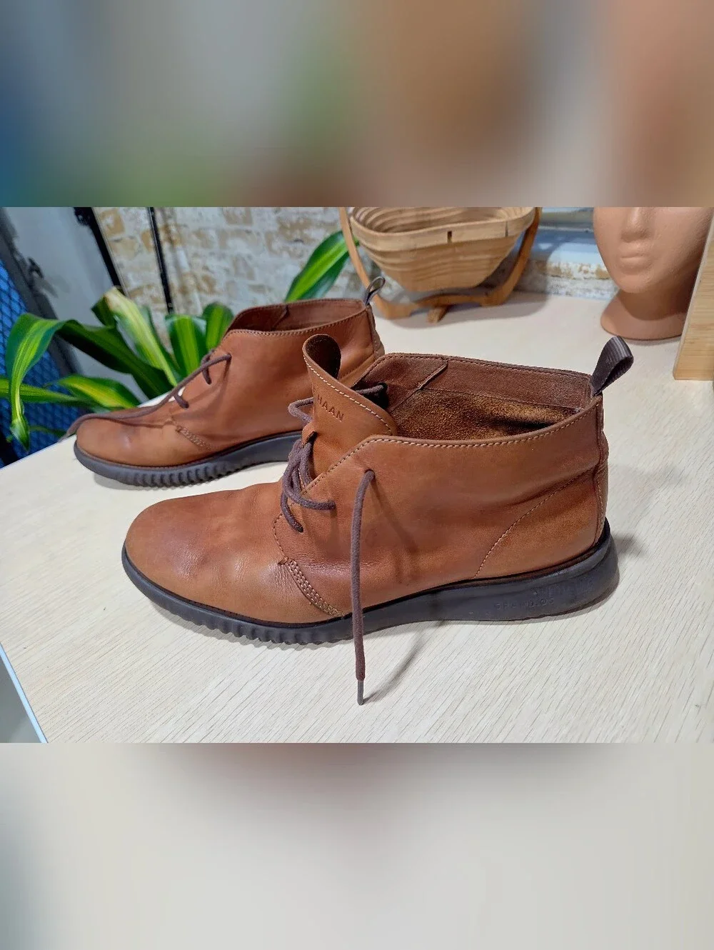Cole Haan 2.Zerogrand Chukka Boot in British Tan Leather 10M
